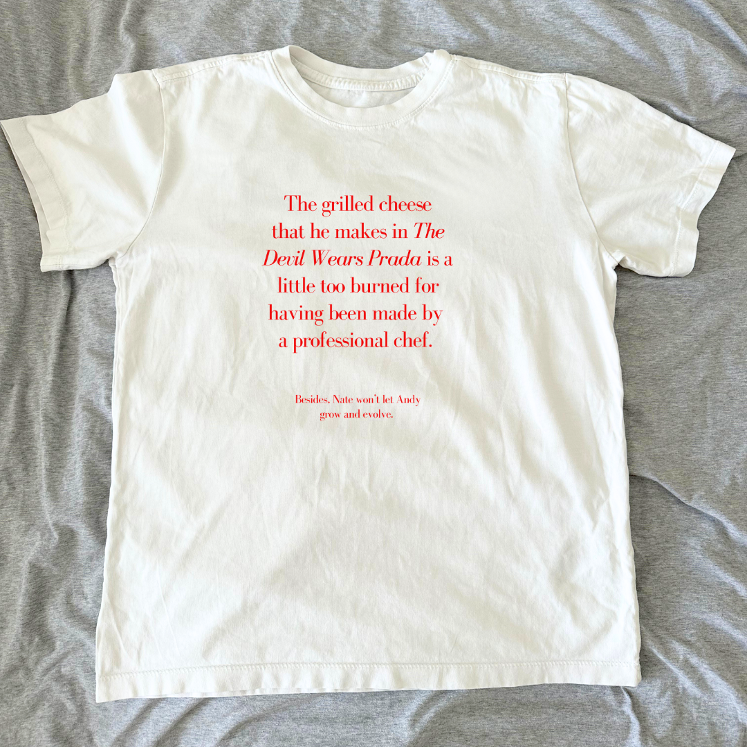 The Devil Wears Prada Grilled Cheese Baby Tee