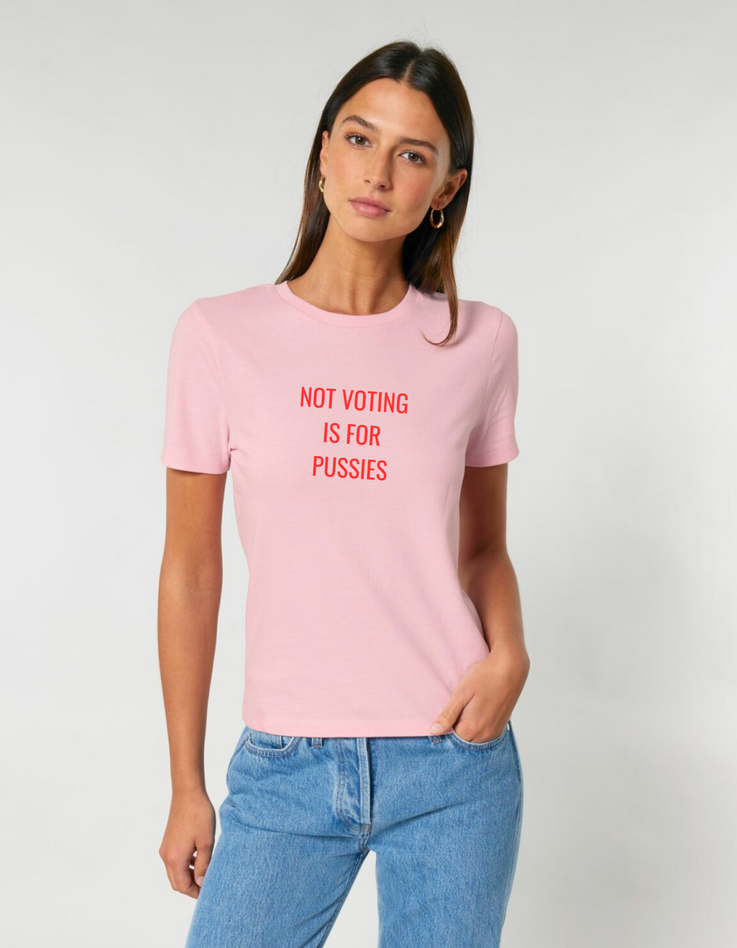 Not Voting Is For Pu**ies Baby Tee